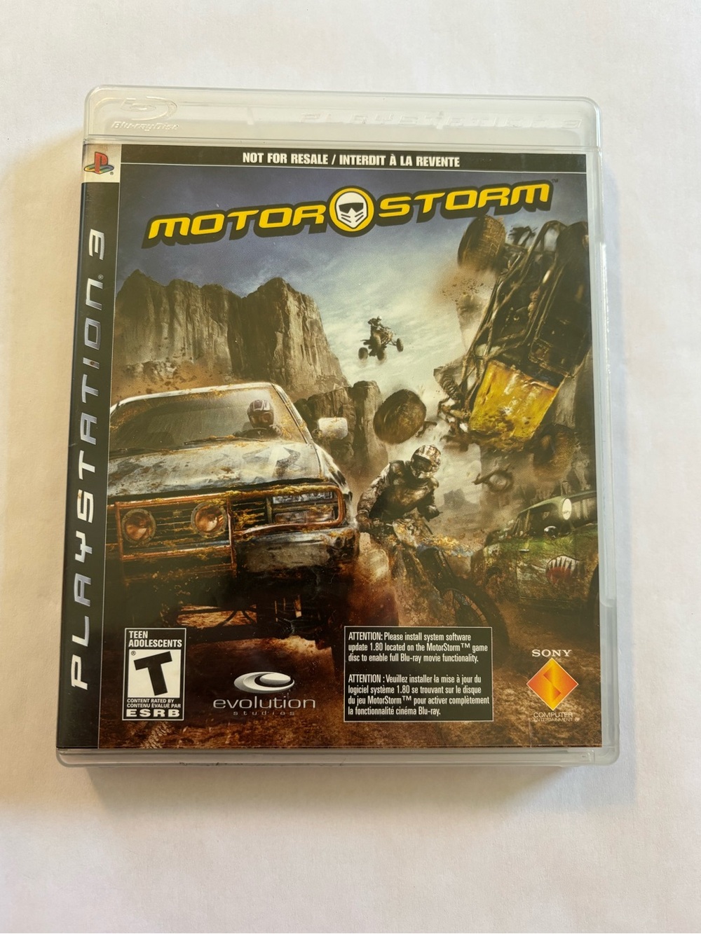 MotorStorm PlayStation 3 Racing Game - PS3 Video Game